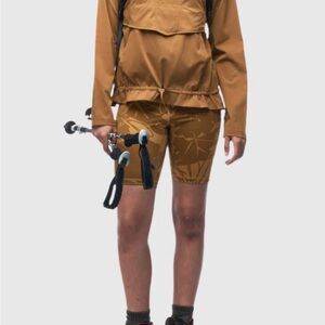 Indyeva Sendero Bike Short 8” - Bronze Botanical Print